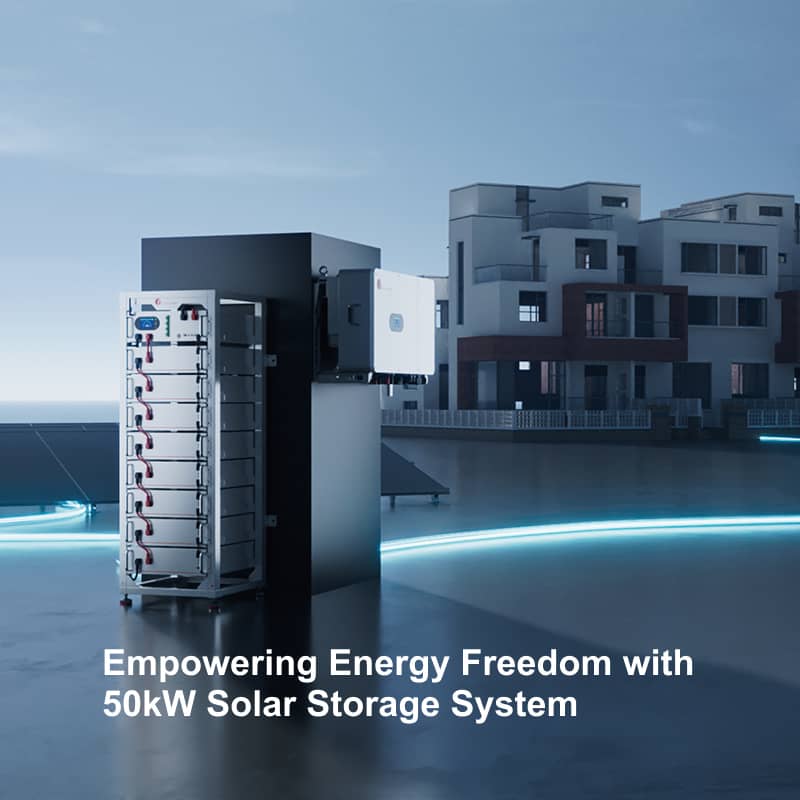Empowering Energy Freedom with Felicitysolar's 50kW Solar Storage System