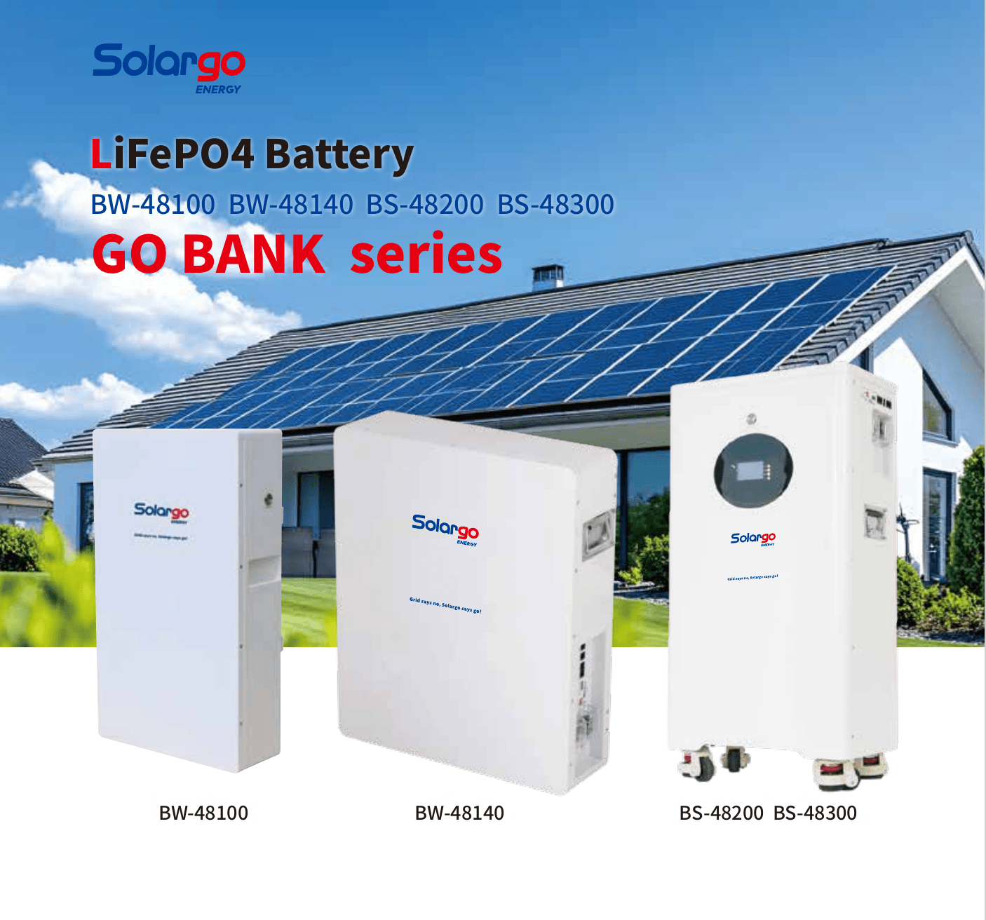 GO BANK LiFePO4 Battery Series