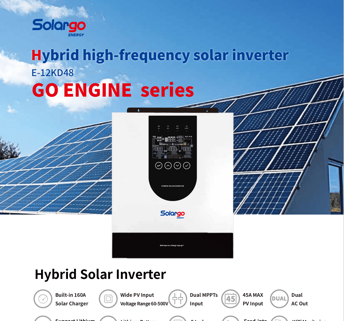 E-12KD48 Hybrid Solar Inverter