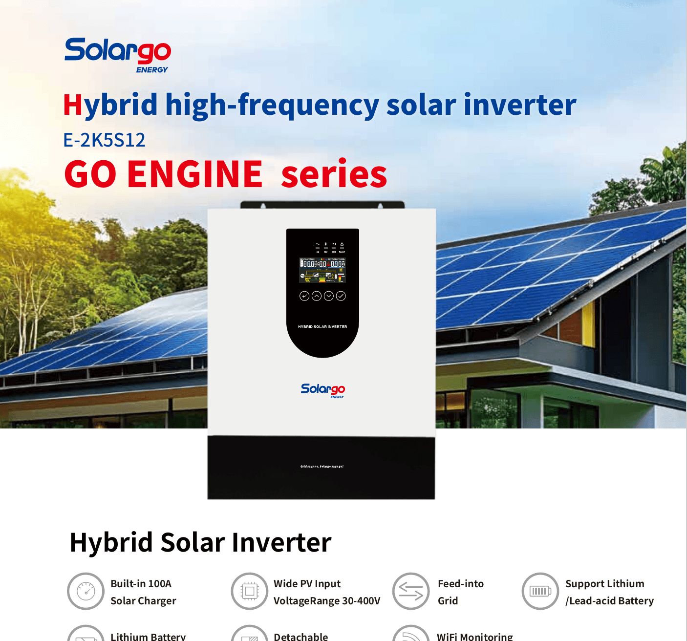 E-2K5S12 Hybrid Solar Inverter