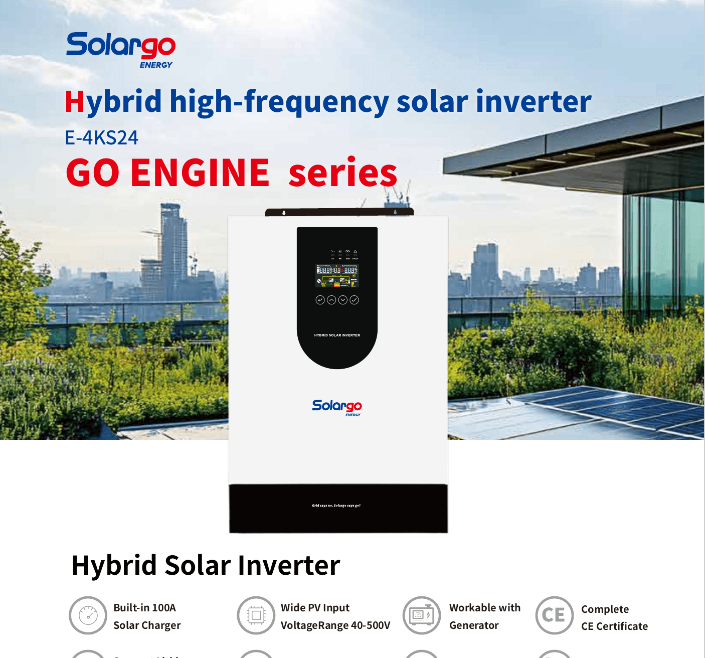 E-4KS24 Hybrid Solar Inverter