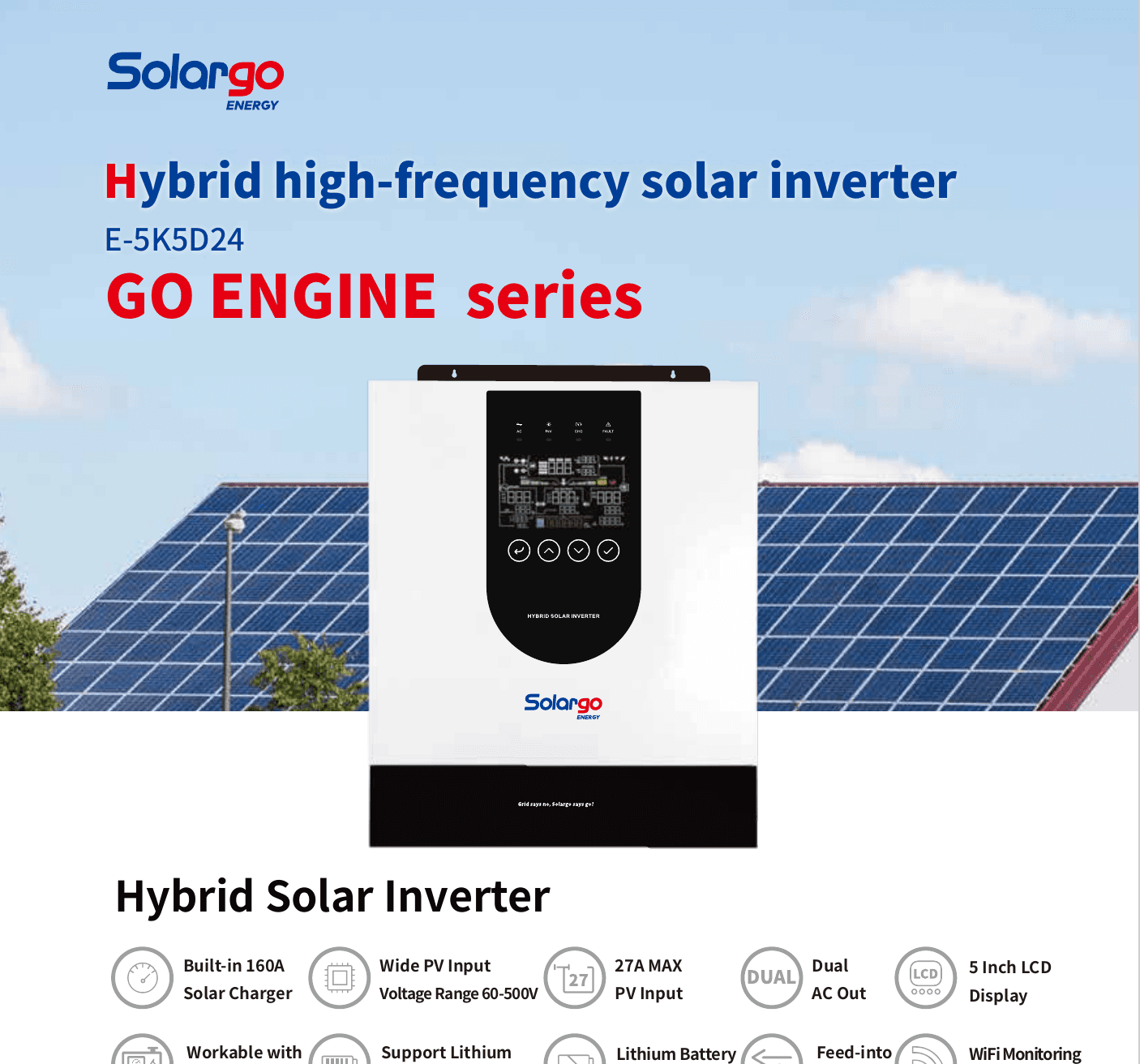 E-5K5D24 Hybrid Solar Inverter