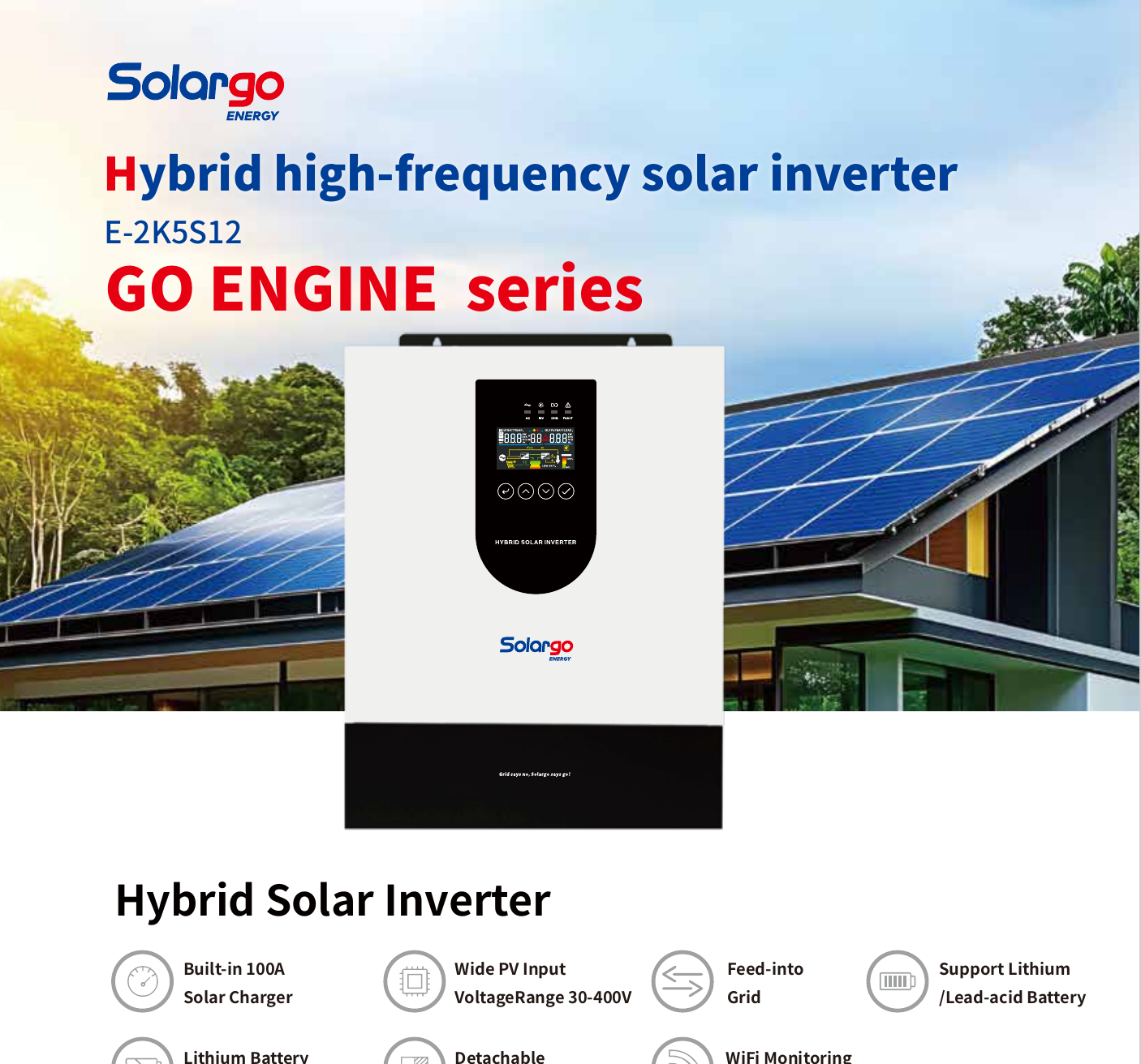 E-2K5S12 Hybrid Solar Inverter